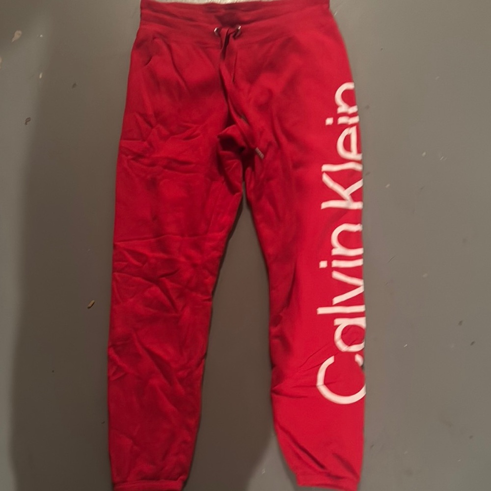Calvin Klein Bold Red Joggers